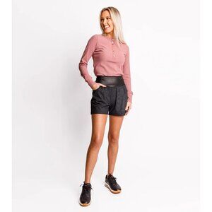 Calliope Lucky In Leather Snakeskin Womens Golf Shorts Sz S NWT